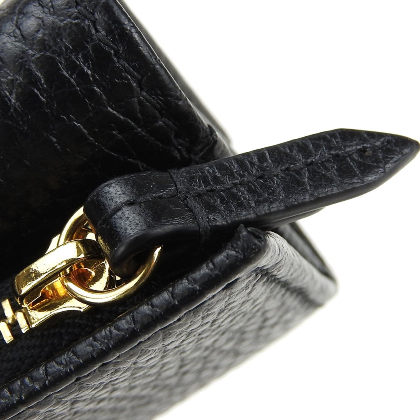 Gucci Black Leather Wallet (Tri-Fold) ( )