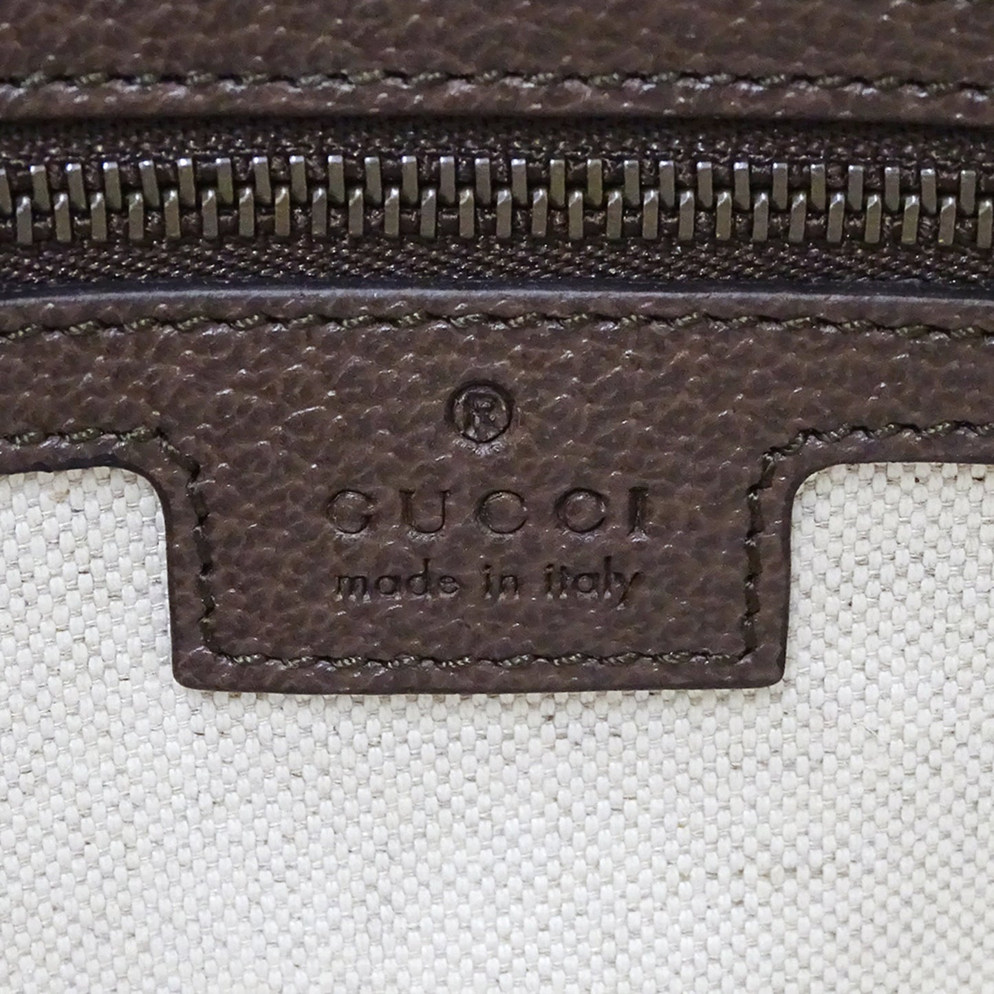 Gucci Beige Brown Gg Supreme Canvas Clutch Bag Shoulder Bag ( )