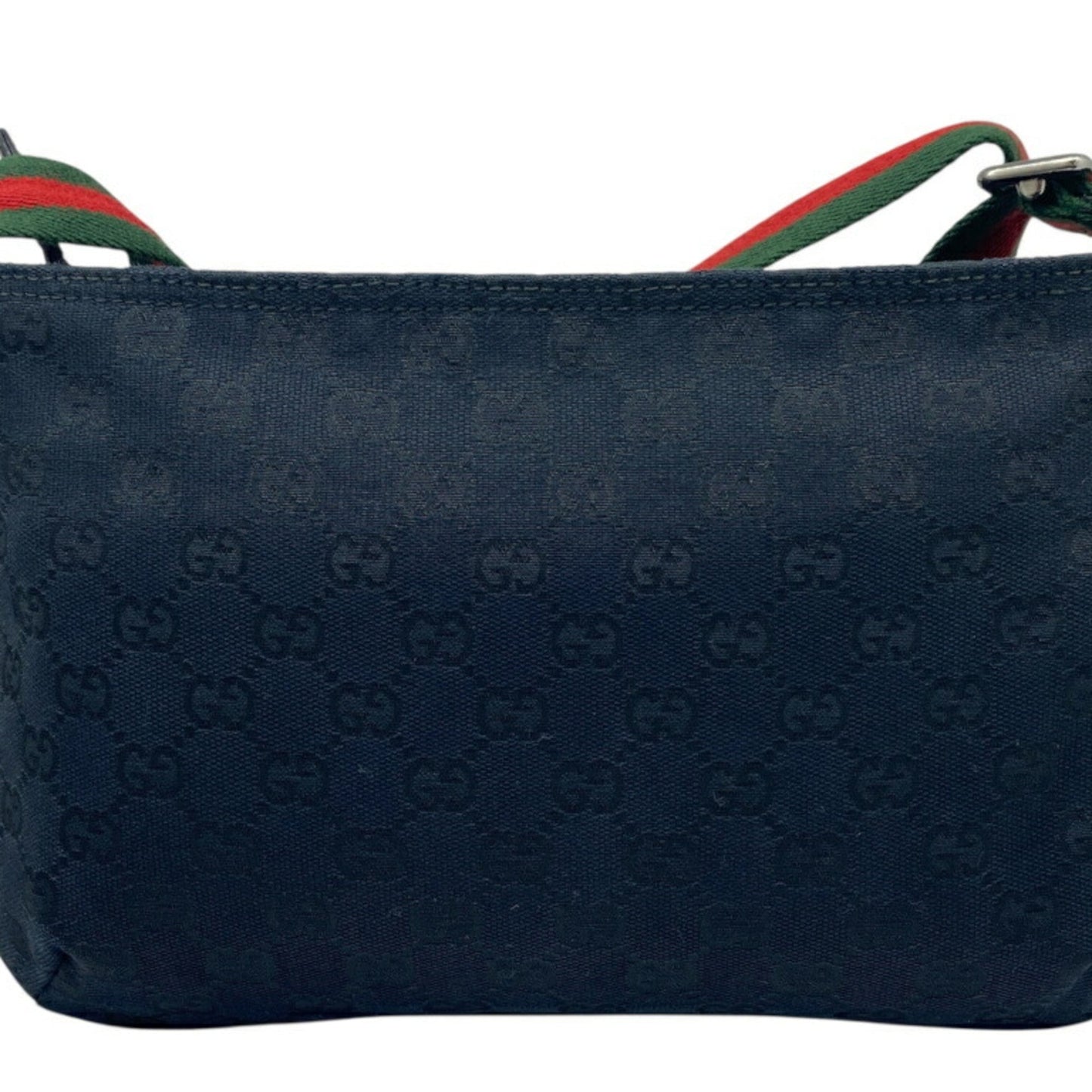 Gucci Black Gg Canvas Shoulder Bag ( )