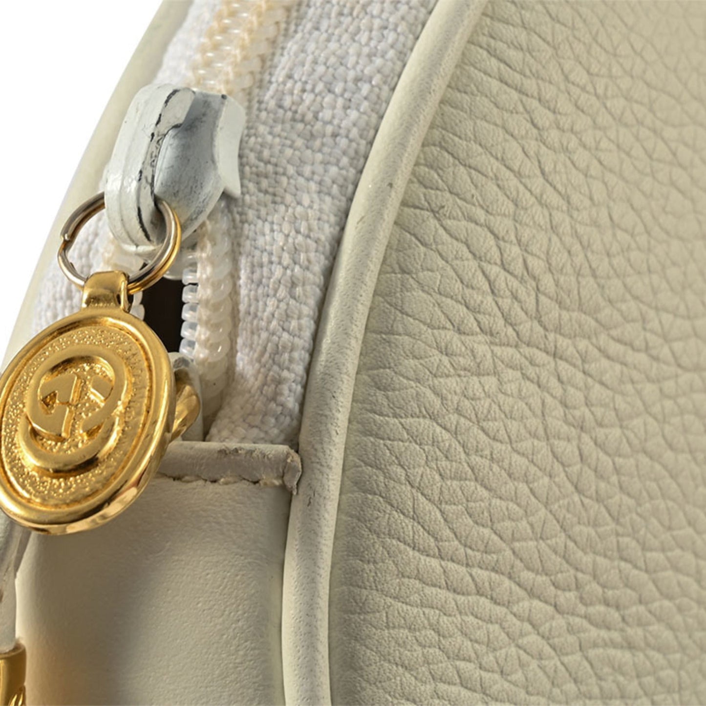 Gucci White Leather Pochette Shoulder Bag ( )