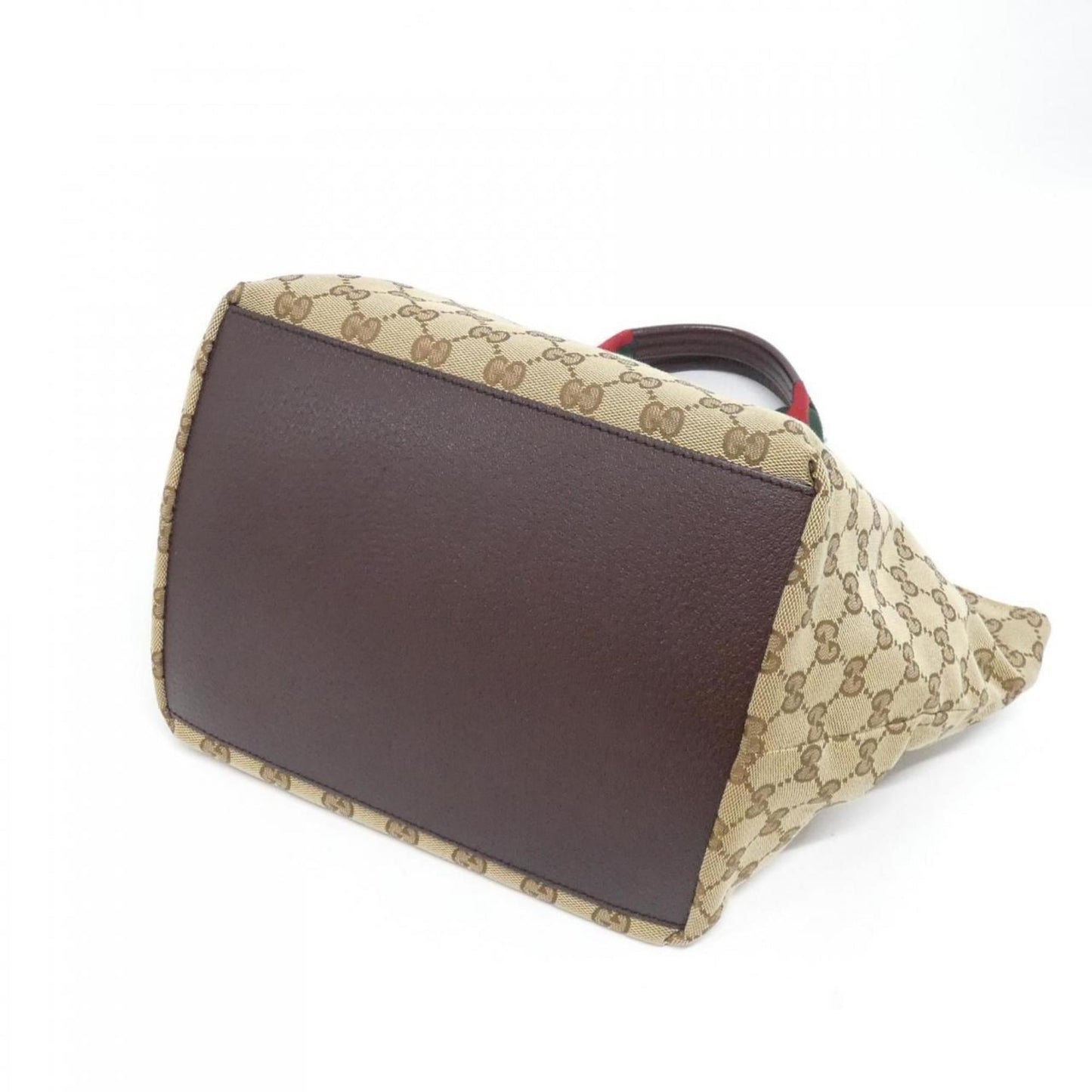 Gucci Beige Brown Gg Canvas Handbag ( )