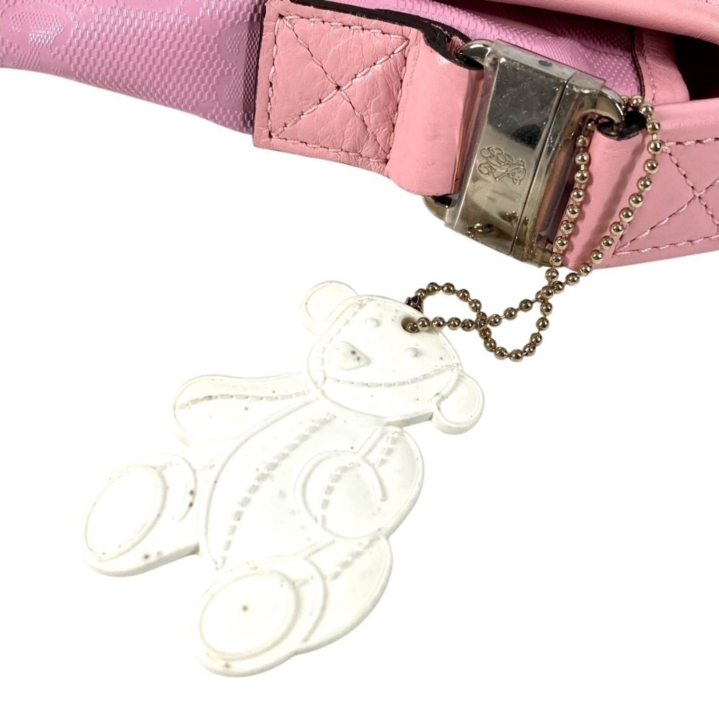 Gucci Gg Imprimé Pink Gg Imprimé Leather Messenger Bag Shoulder Bag ( )