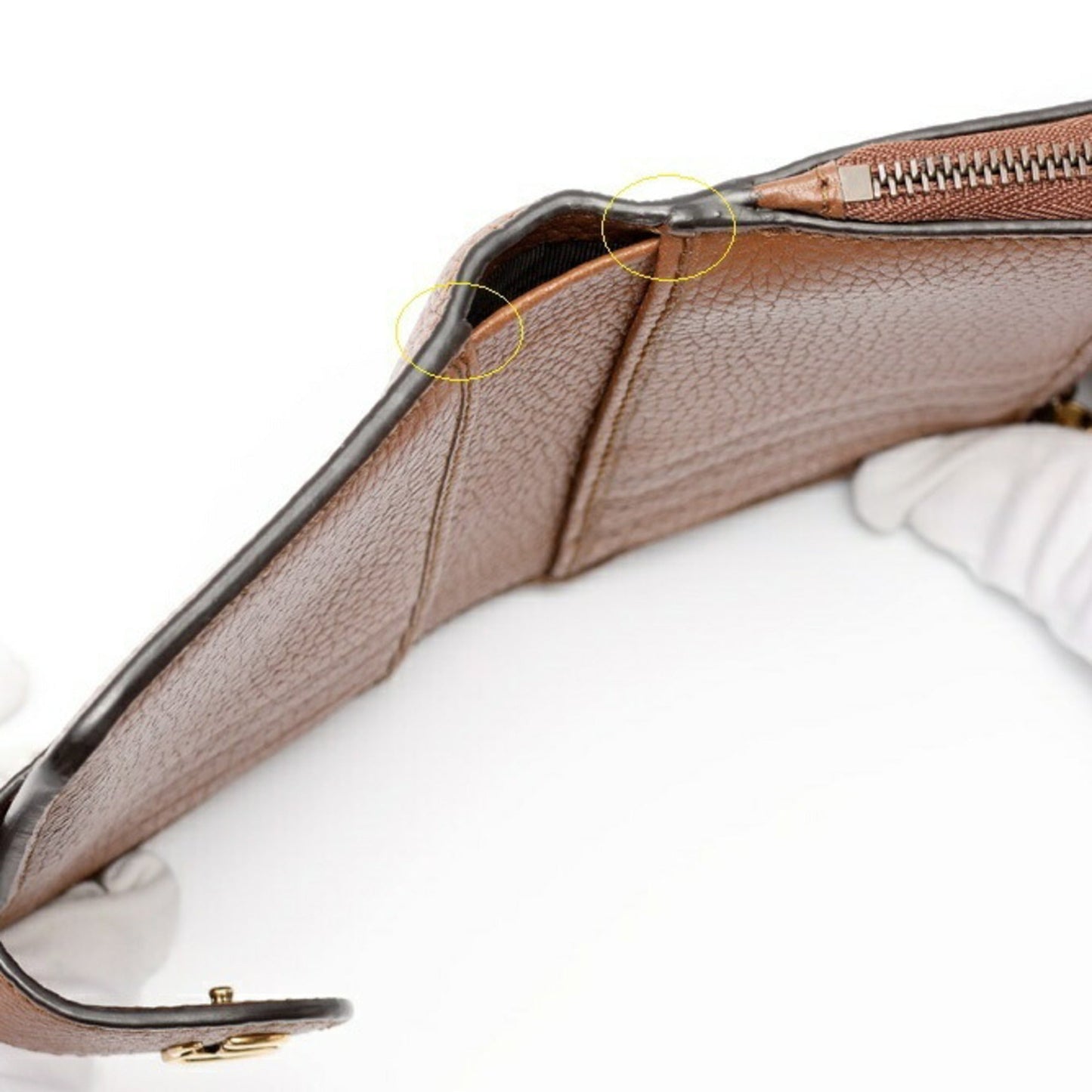 Gucci Brown Leather Wallet (Bi-Fold) ( )