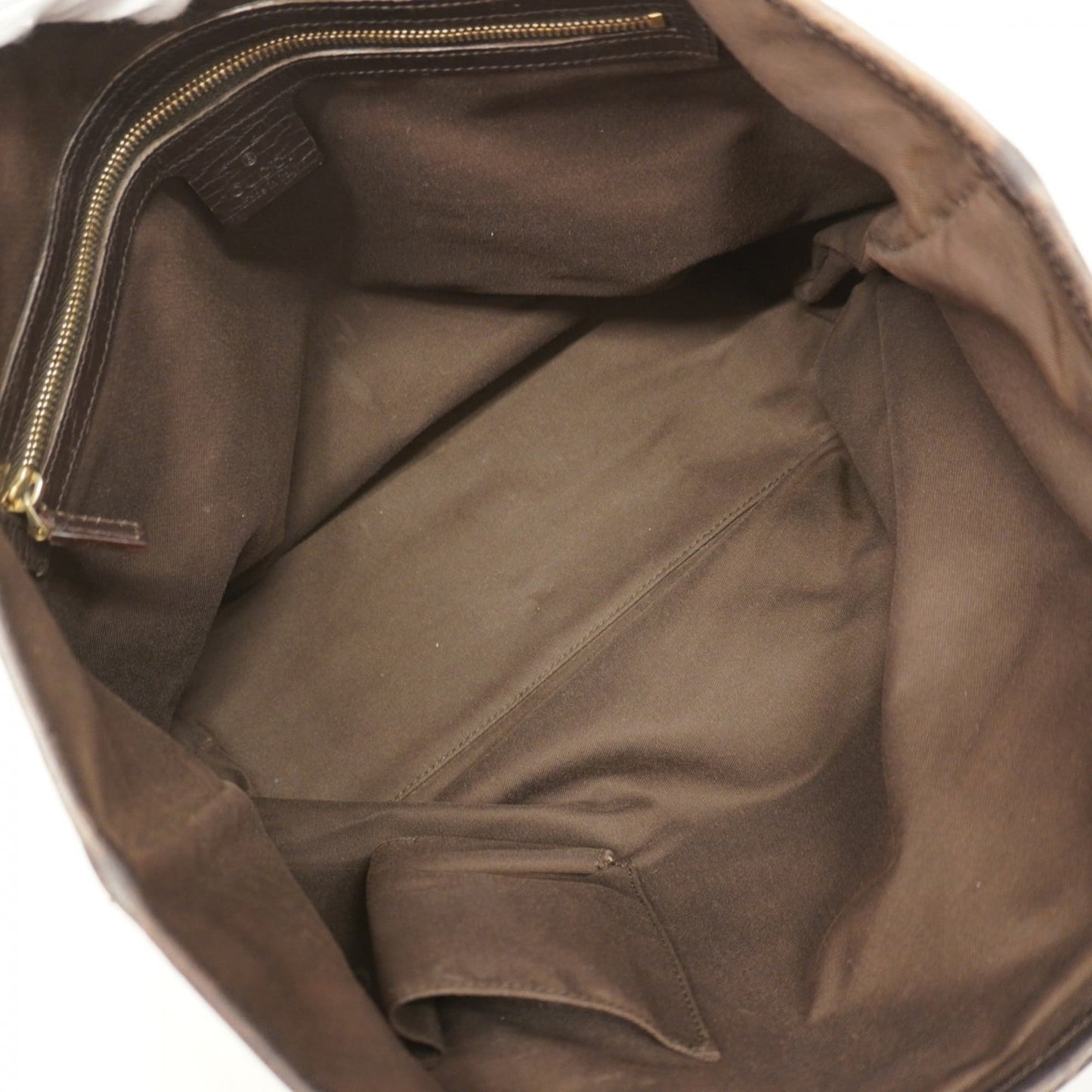 Gucci Brown Canvas Tote Bag ( )