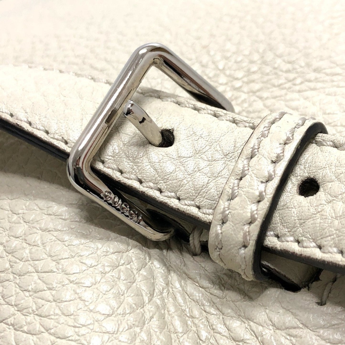 Gucci White Leather Backpack ( )
