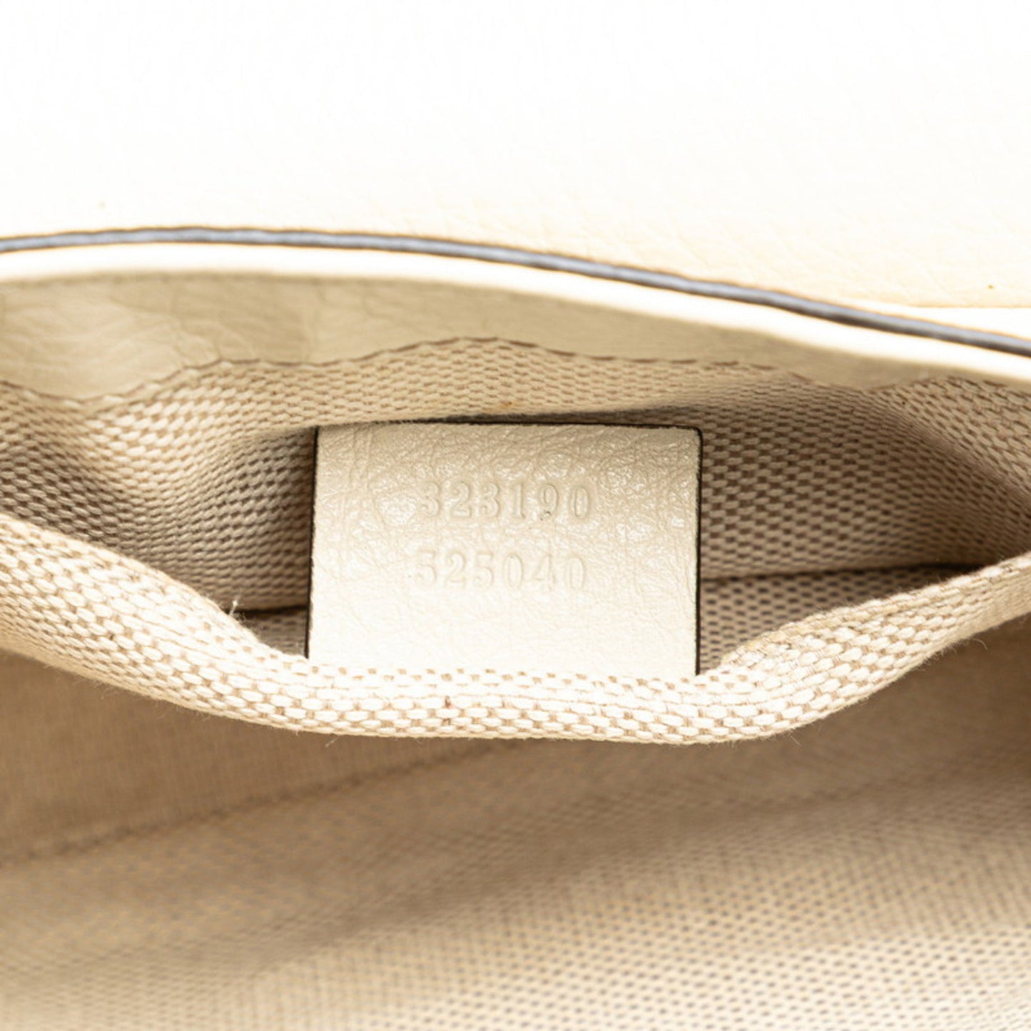 Gucci Soho Ivory White Leather Shoulder Bag ( )