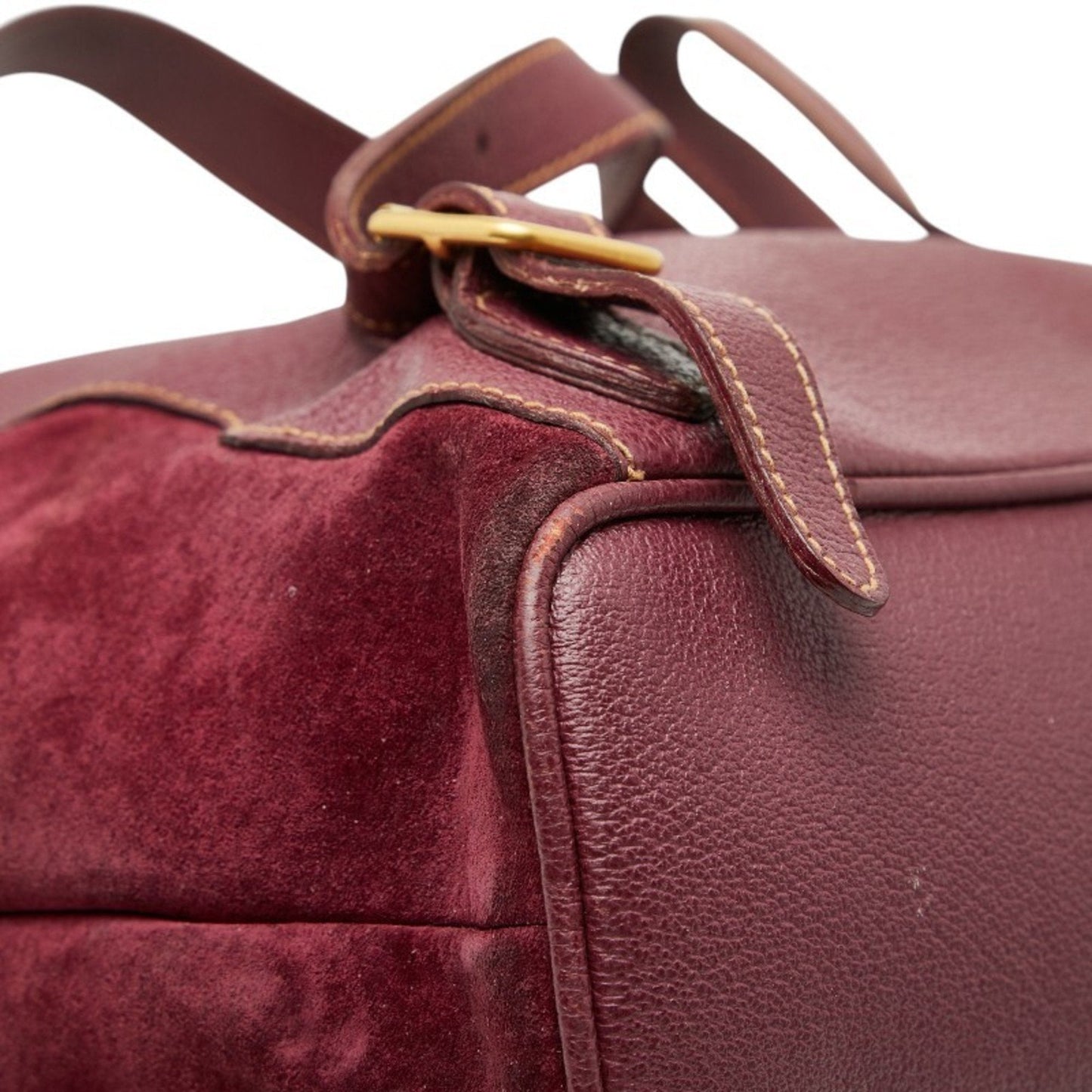 Gucci Purple Suede Backpack ( )