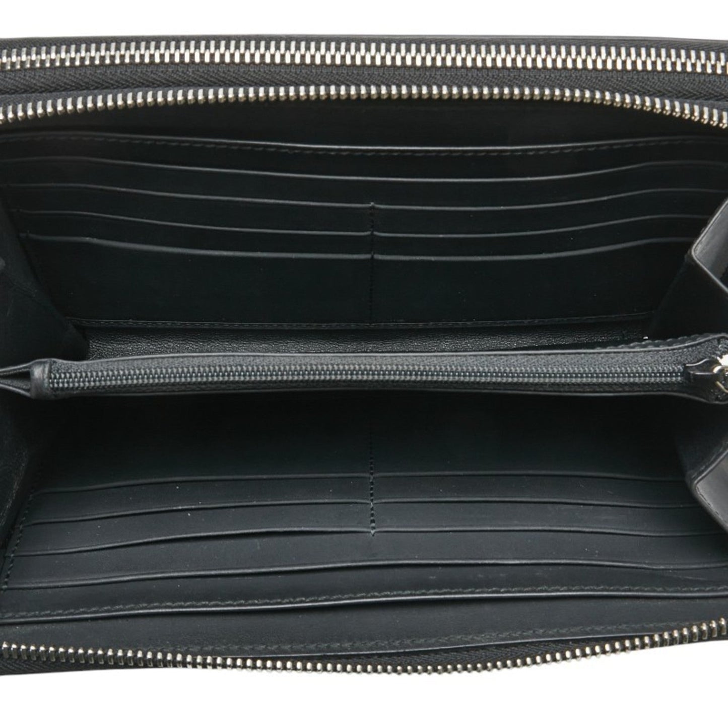 Gucci Black Leather Long Wallet (Bi-Fold) ( )