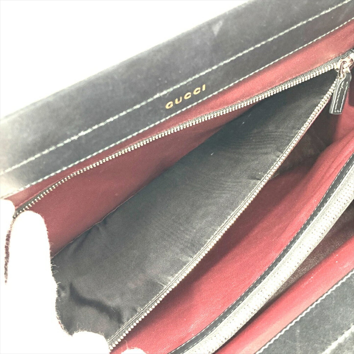 Gucci Horsebit Black Leather Handbag ( )