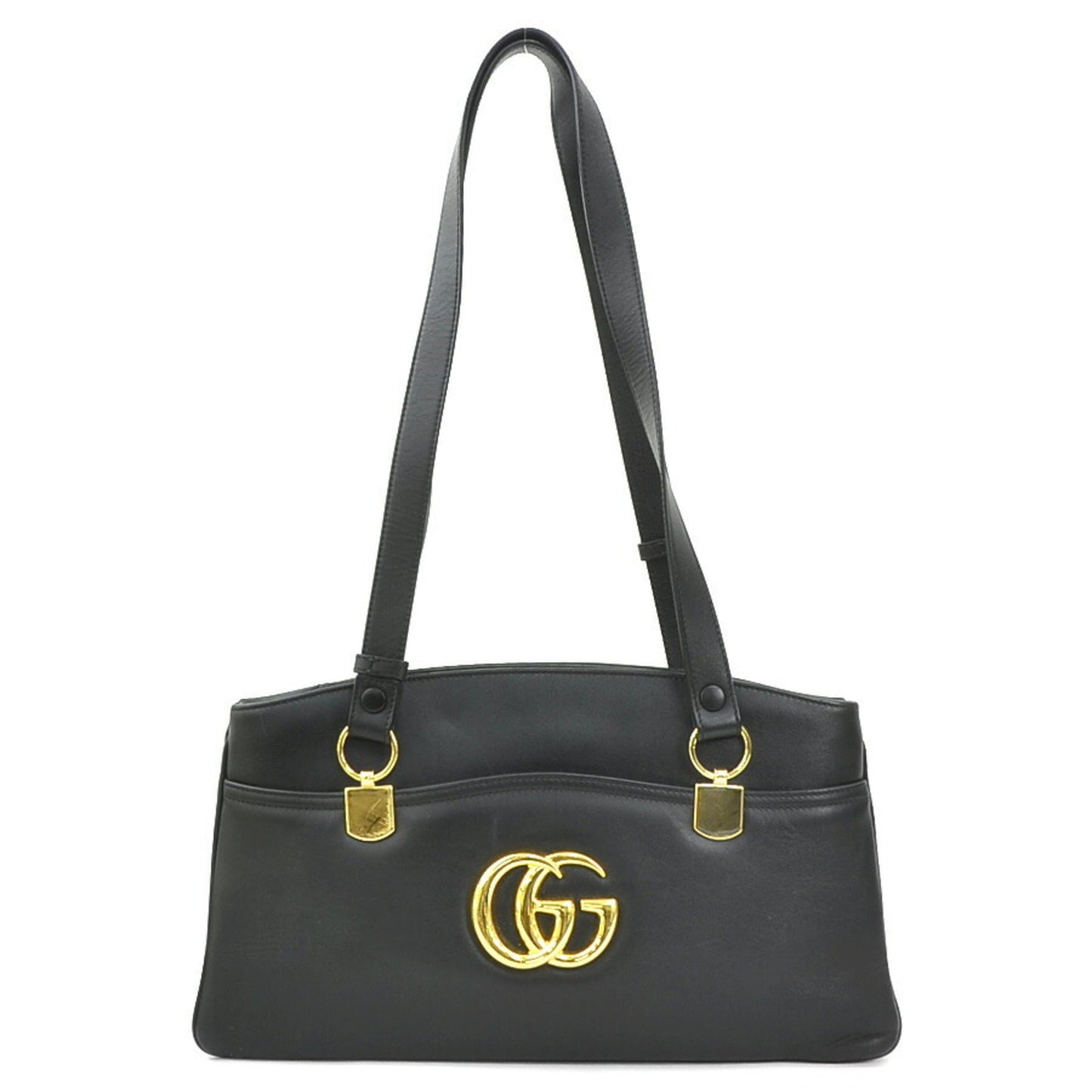 Gucci Black Leather Shoulder Bag ( )