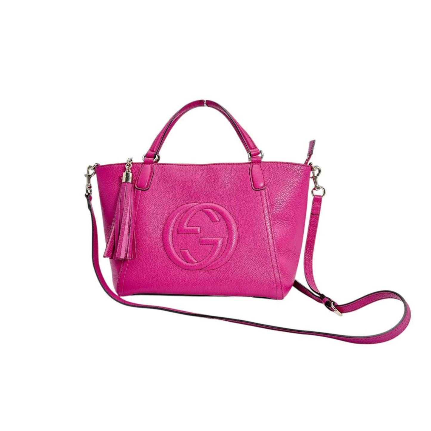 Gucci Pink Leather Handbag ( )