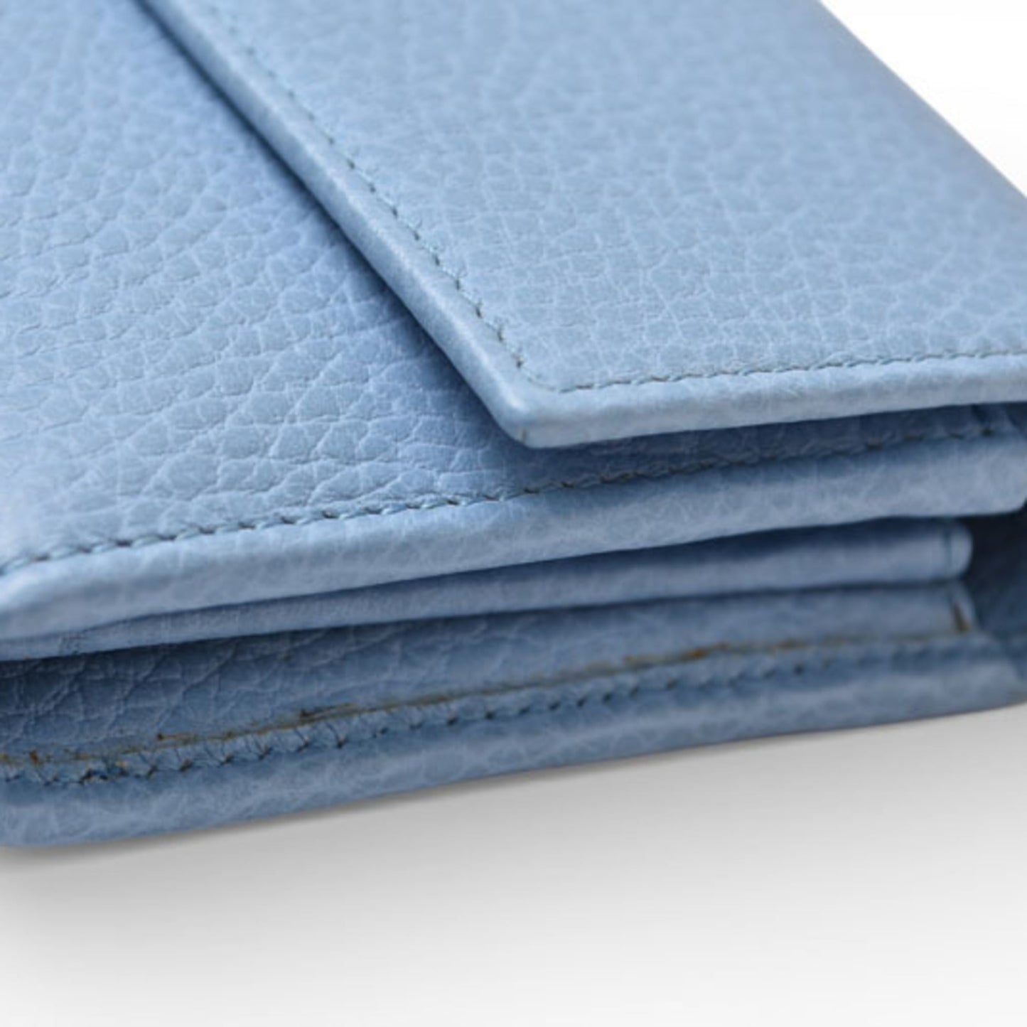Gucci Blue Leather Long Wallet (Bi-Fold) ( )