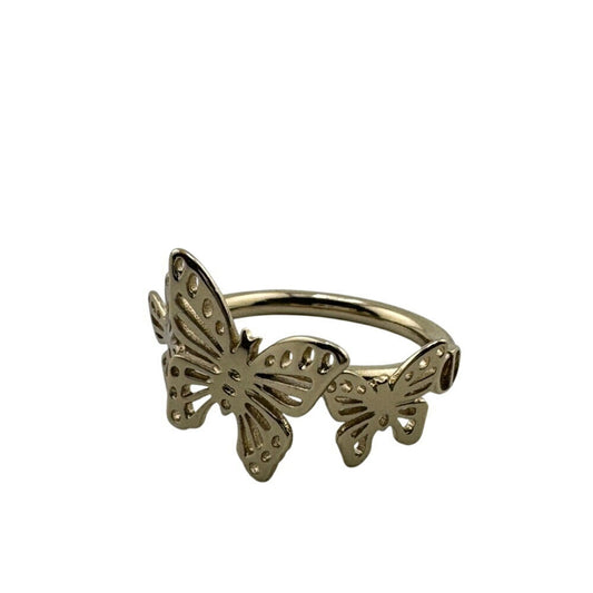 Christian Dior Gold Metal Band Ring ()