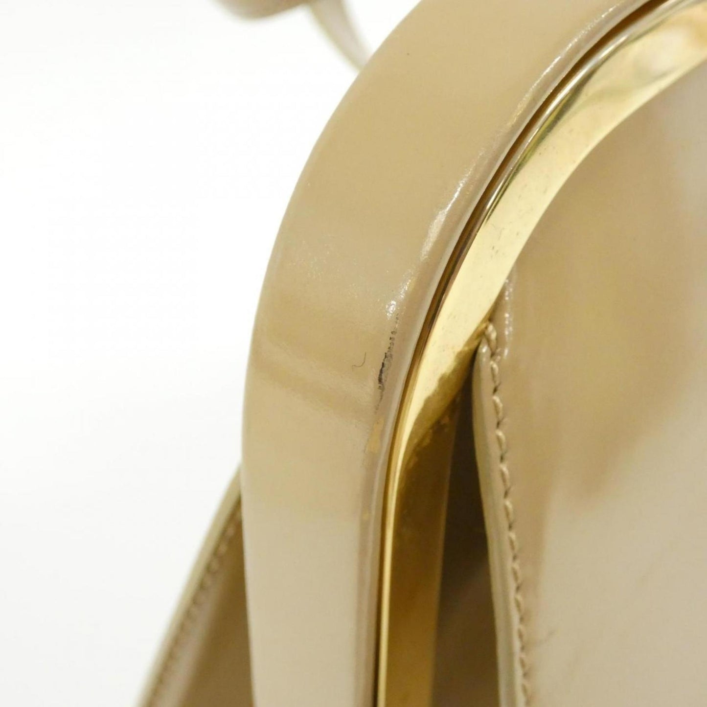 Christian Dior Beige Leather Handbag ()