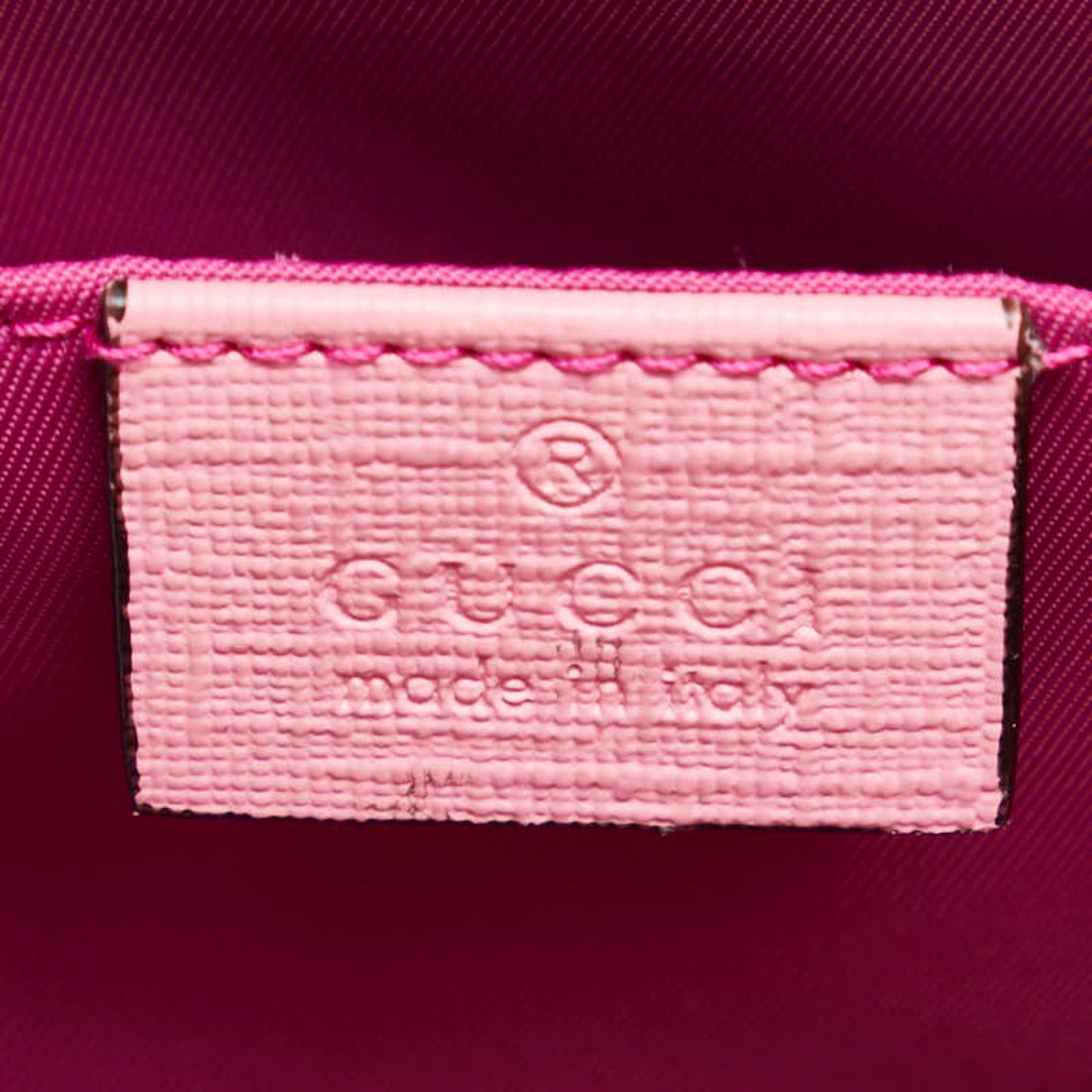 Gucci Beige Multi-Color Pink Pvc Leather Handbag Tote Bag ( )