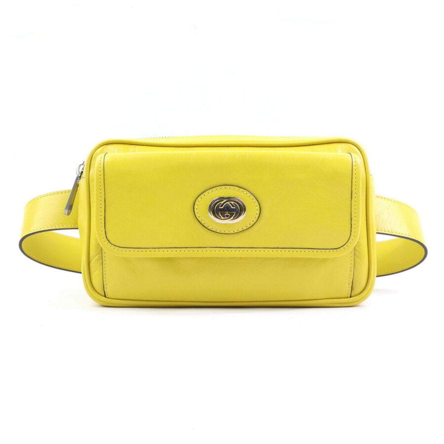 Gucci Yellow Leather Fanny Pack ( )