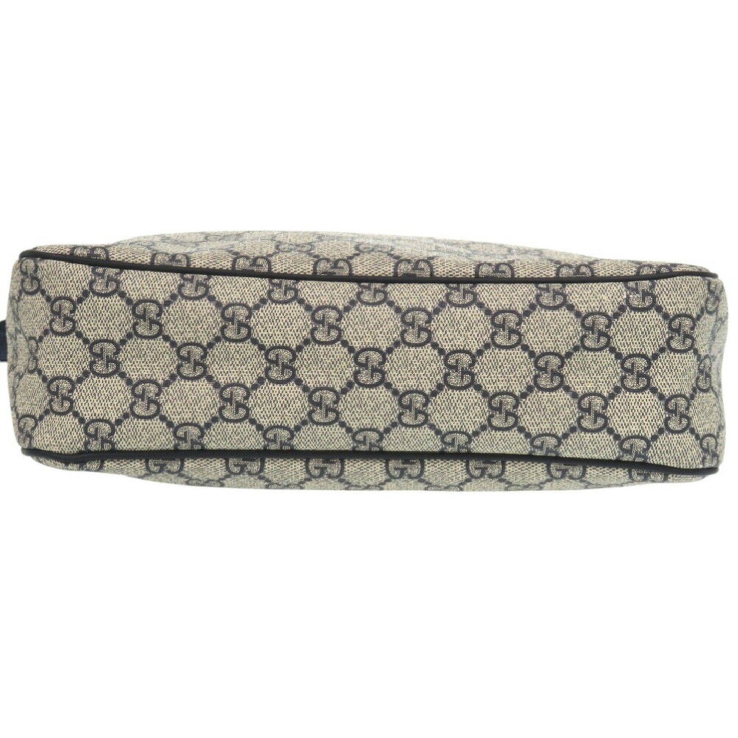 Gucci Beige Navy Gg Supreme Shoulder Bag ( )