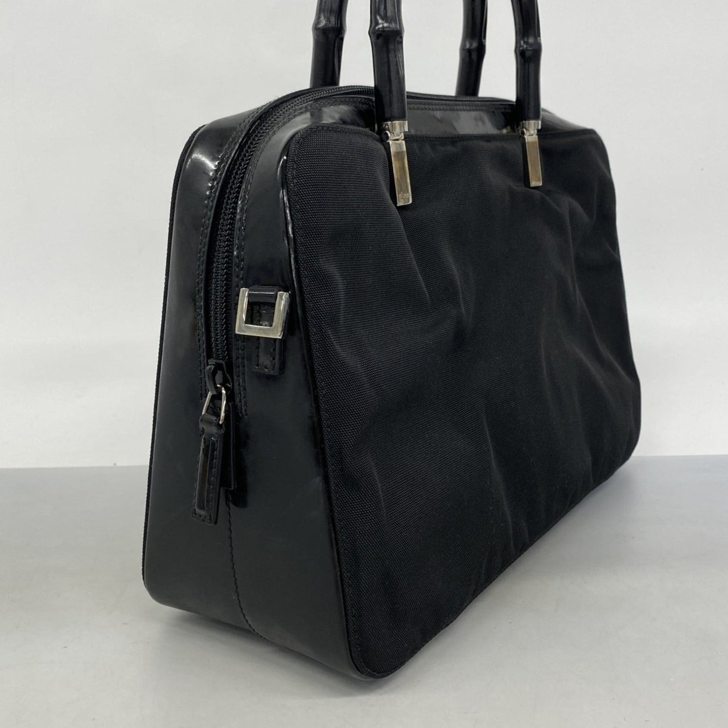 Gucci Black Nylon Handbag ( )
