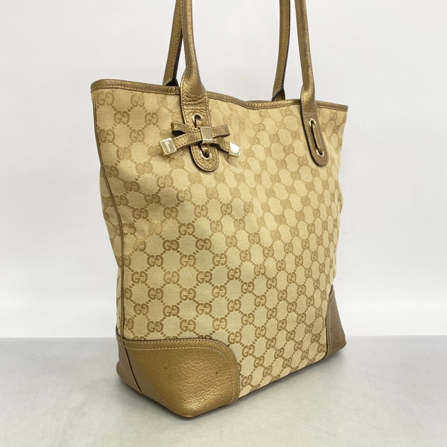 Gucci Beige Canvas Tote Bag ( )