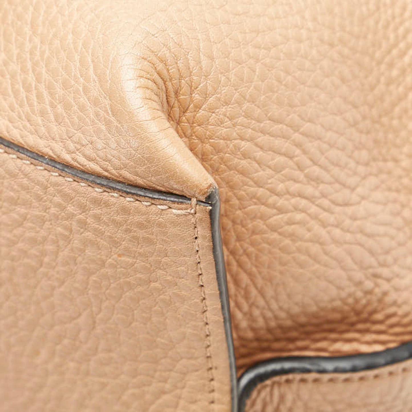 Gucci Brown Leather Shoulder Bag Tote Bag ( )