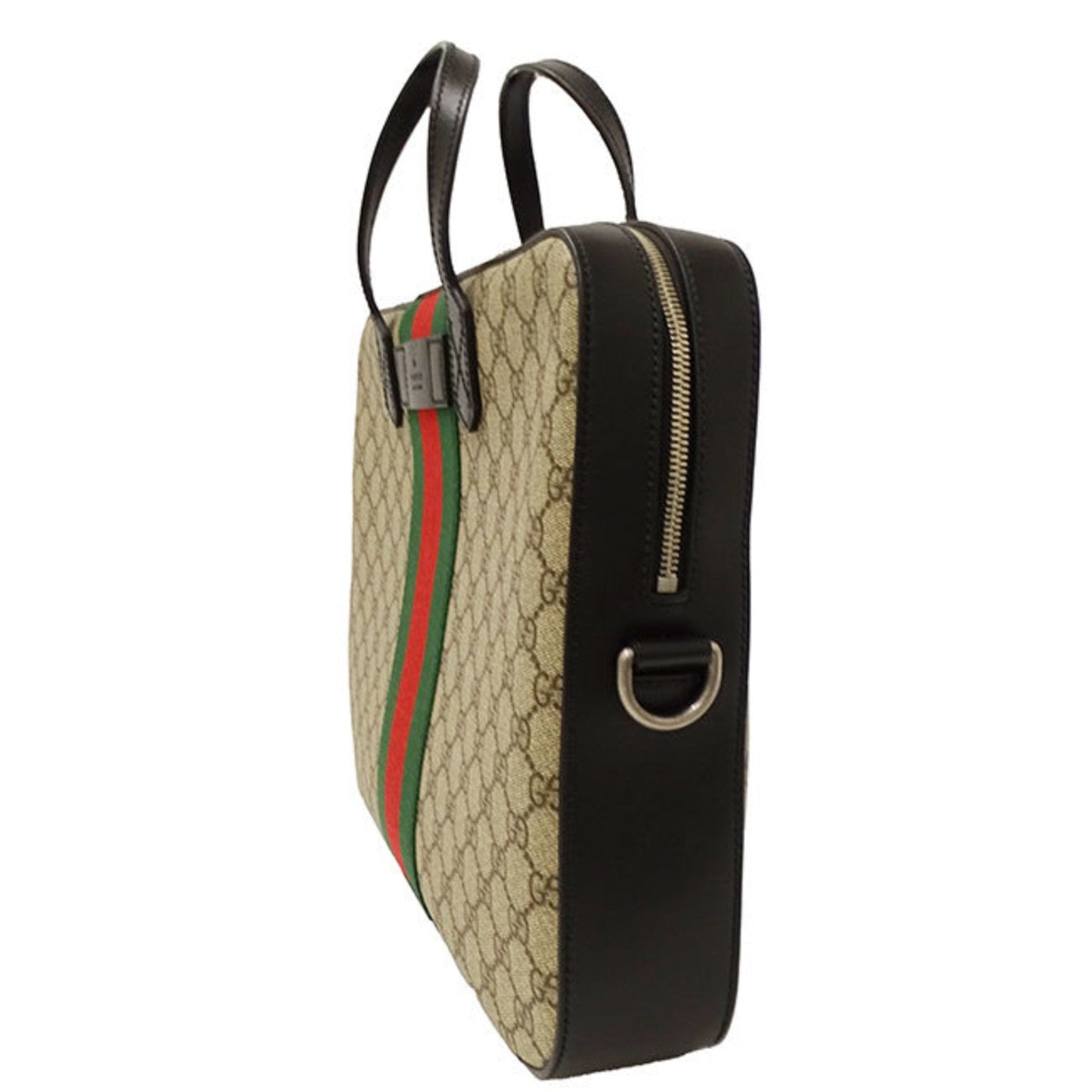 Gucci Beige Gg Supreme Briefcase ( )