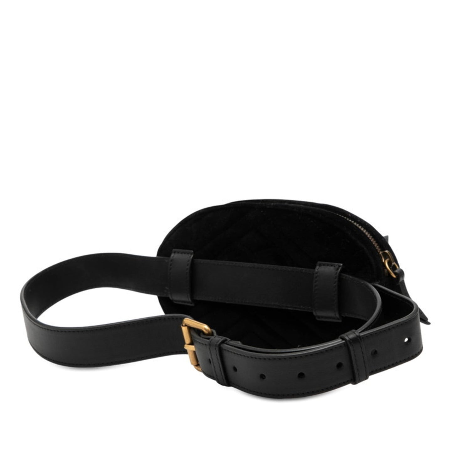 Gucci Black Cotton Polyester Fanny Pack Sling Bag ( )