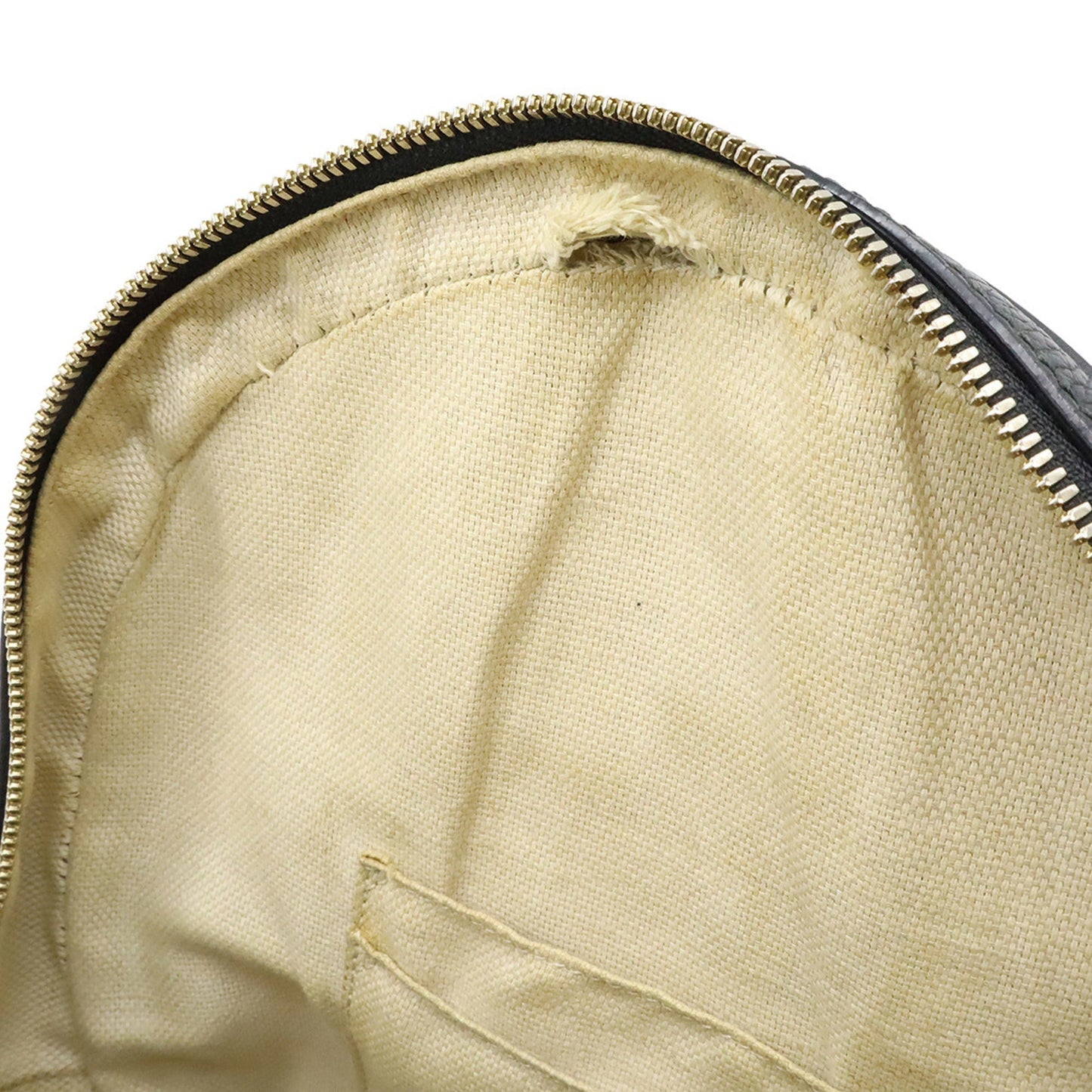 Gucci Soho Black Yellow Leather Backpack ( )