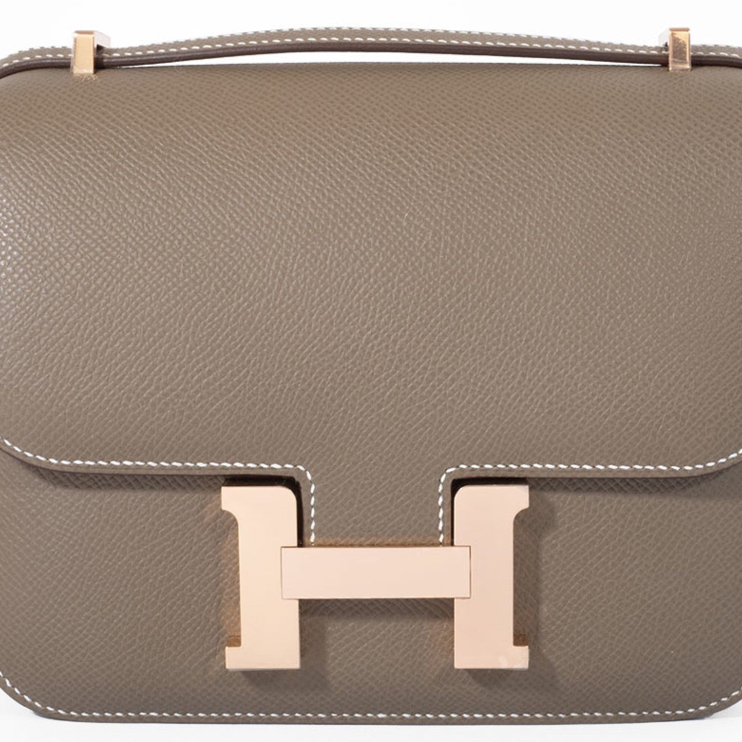 Hermes Constance Etoupe Gray Epsom Leather Shoulder Bag ( )