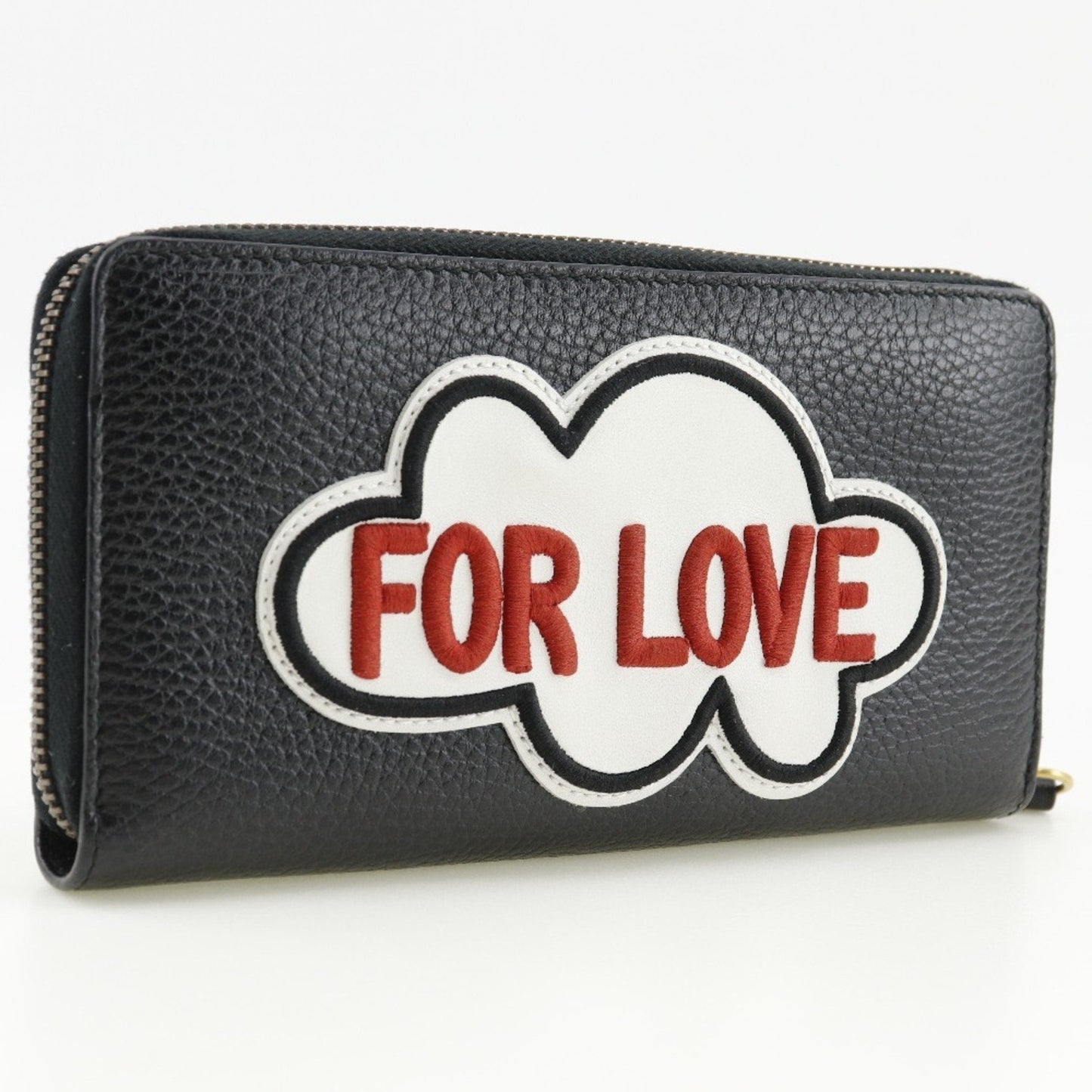 Gucci Black Leather Long Wallet (Bi-Fold) ( )