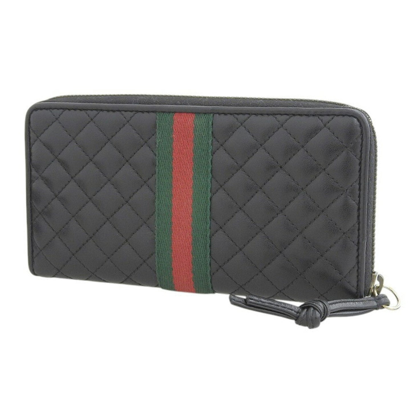 Gucci Black Leather Long Wallet (Bi-Fold) ( )