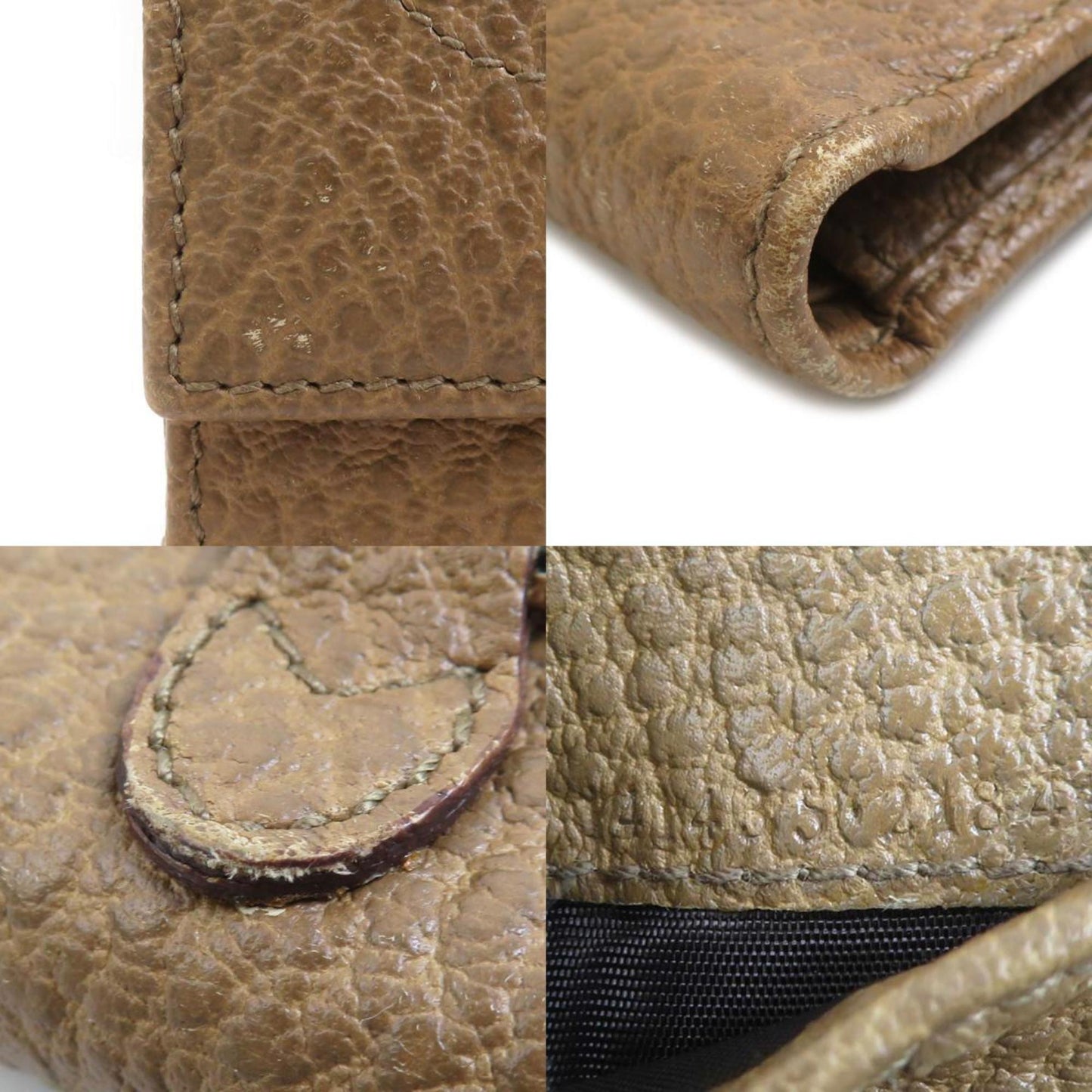 Gucci Brown Leather Wallet (Bi-Fold) ( )