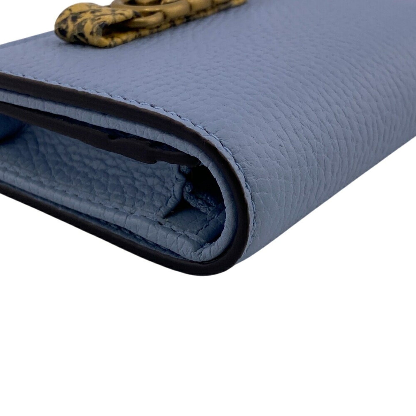 Gucci Blue Leather Wallet (Bi-Fold) ( )