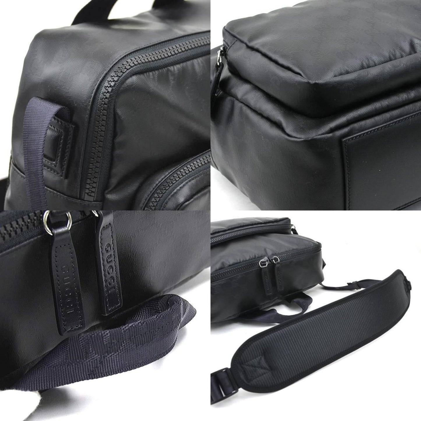 Gucci Black Pvc Shoulder Bag ( )