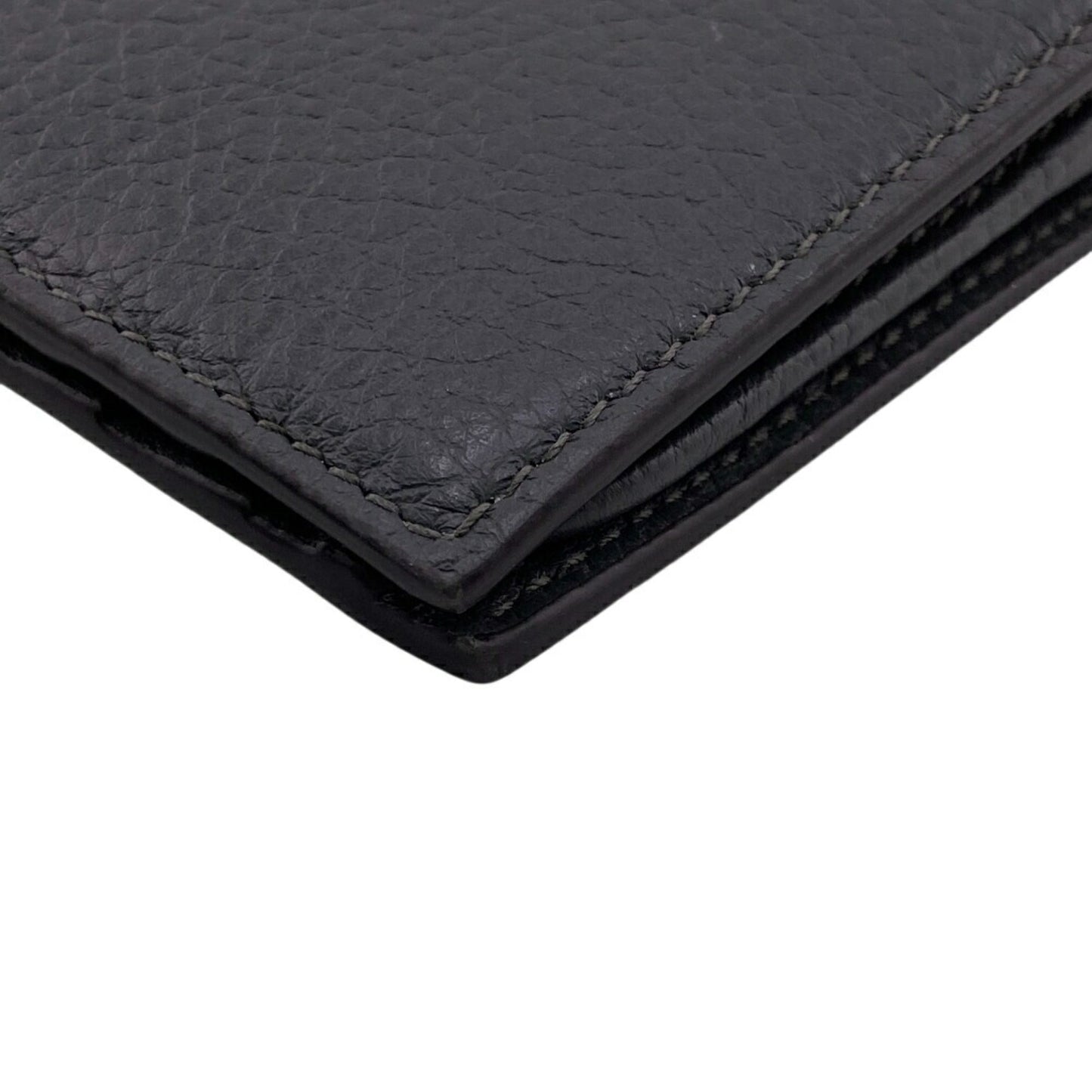 Gucci Gray Leather Long Wallet (Bi-Fold) ( )