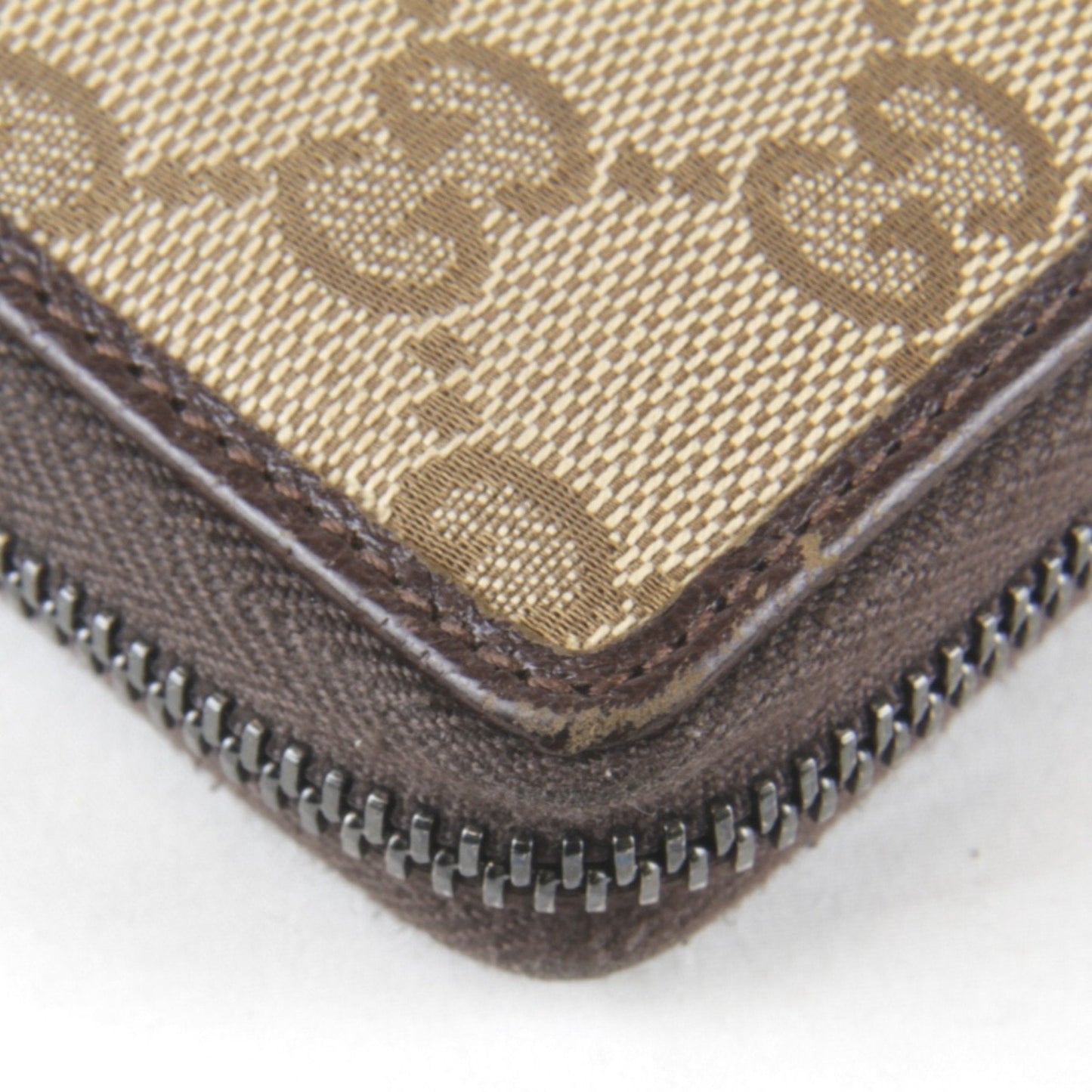 Gucci Brown Gg Canvas Long Wallet (Bi-Fold) ( )