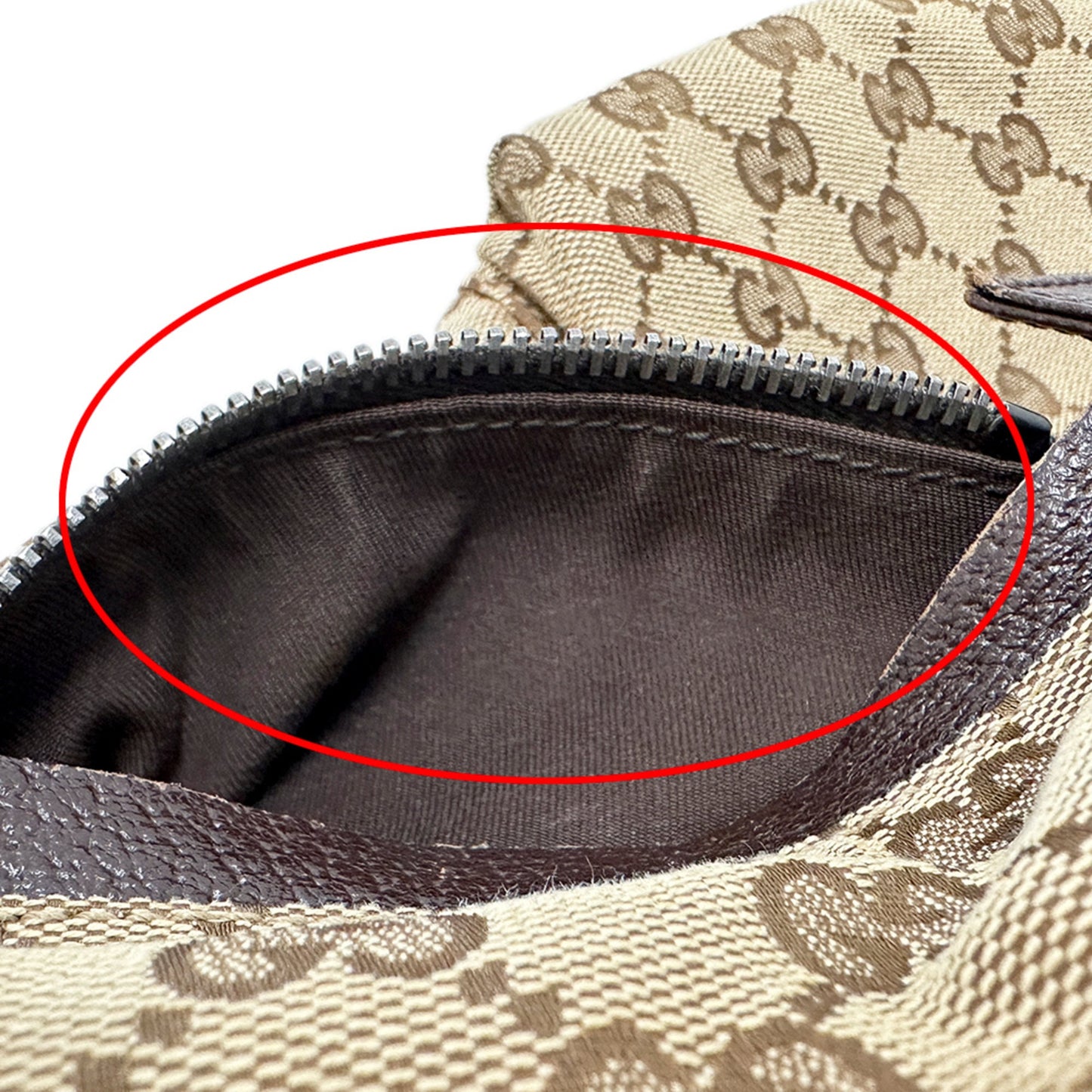 Gucci Gg Canvas Beige Brown Gg Canvas Fanny Pack Sling Bag ( )