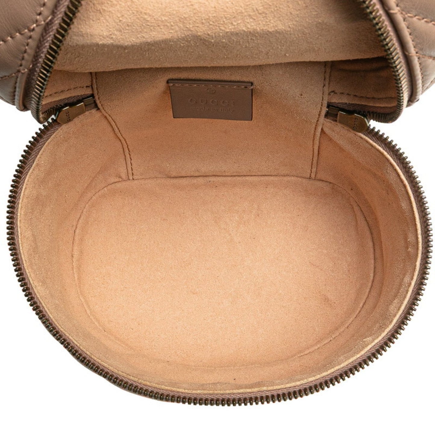 Gucci Gg Marmont Beige Quilting Backpack ( )