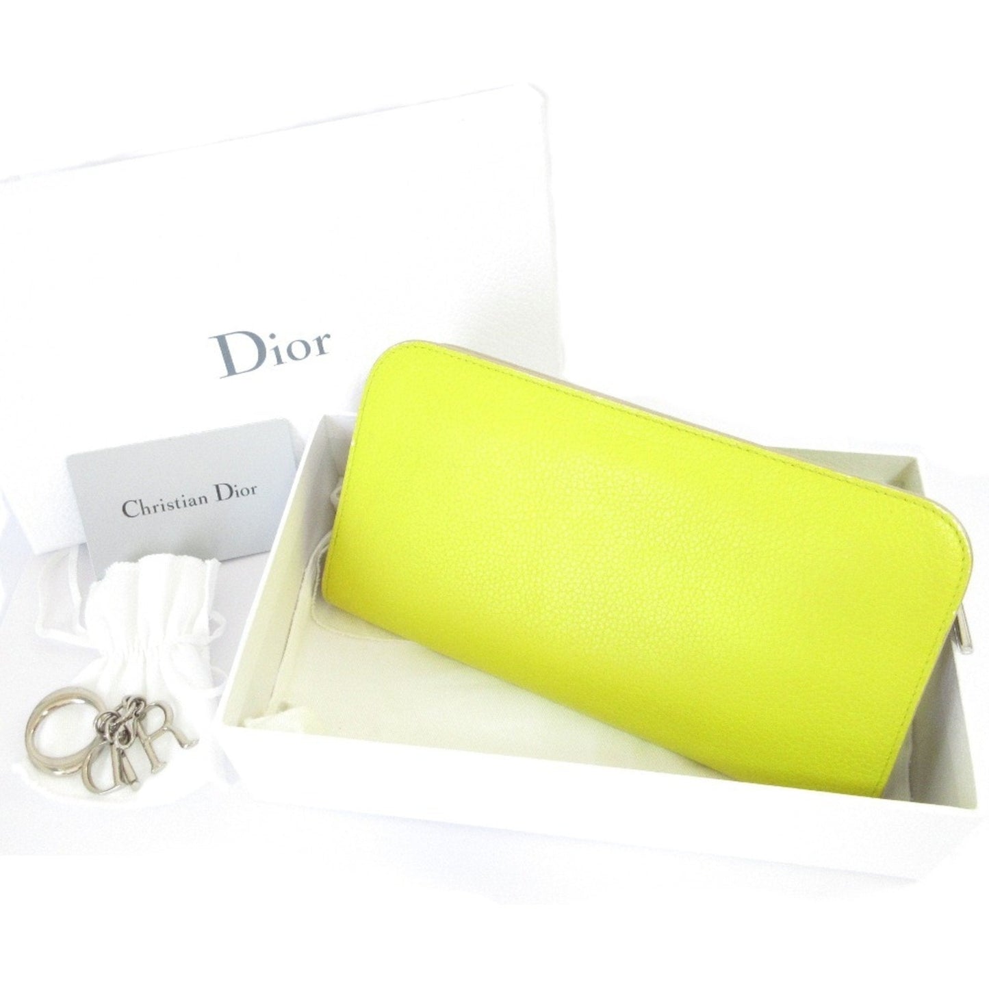 Christian Dior Yellow Long Wallet (Bi-Fold) ()