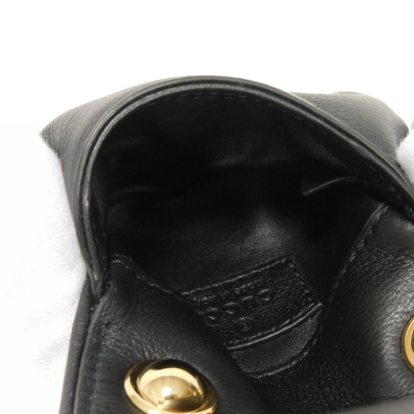 Gucci Black Leather Shoulder Bag ( )