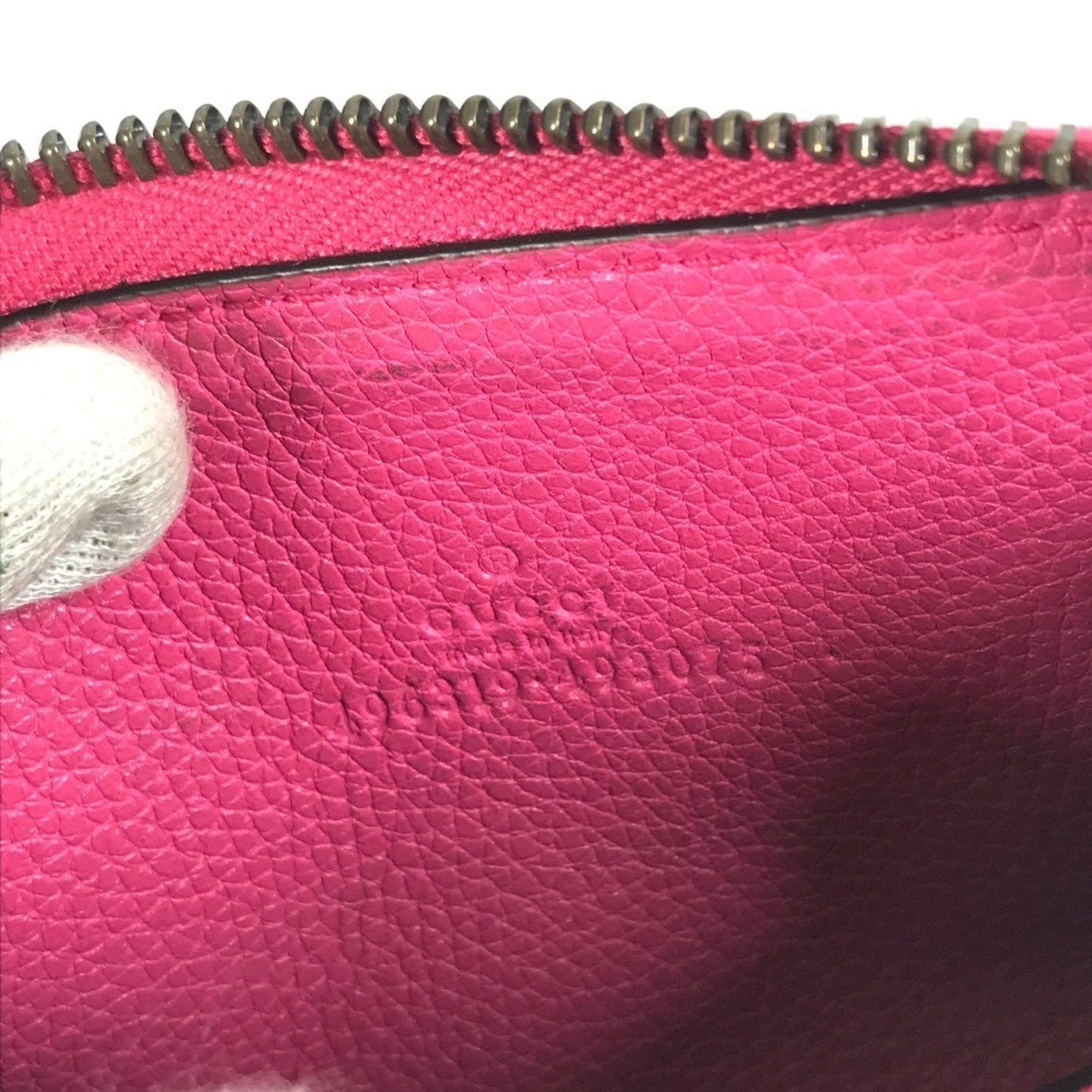 Gucci Pink Leather Coin Purse/Coin Case ( )