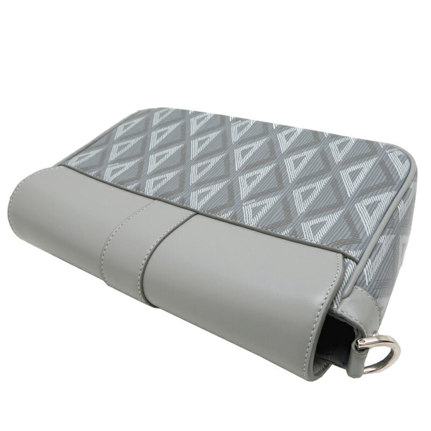 Christian Dior Gray Leather Shoulder Bag ()