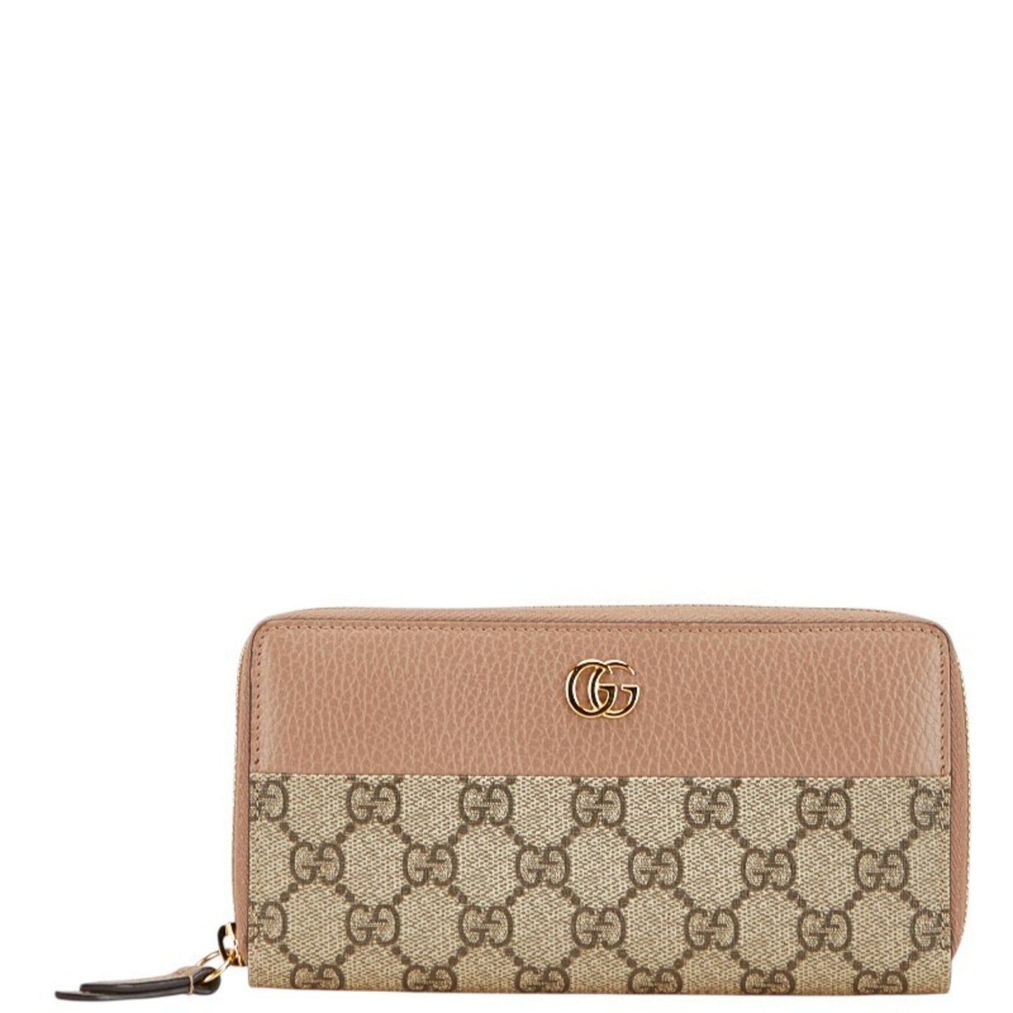 Gucci Beige Pvc Leather Long Wallet (Bi-Fold) ( )