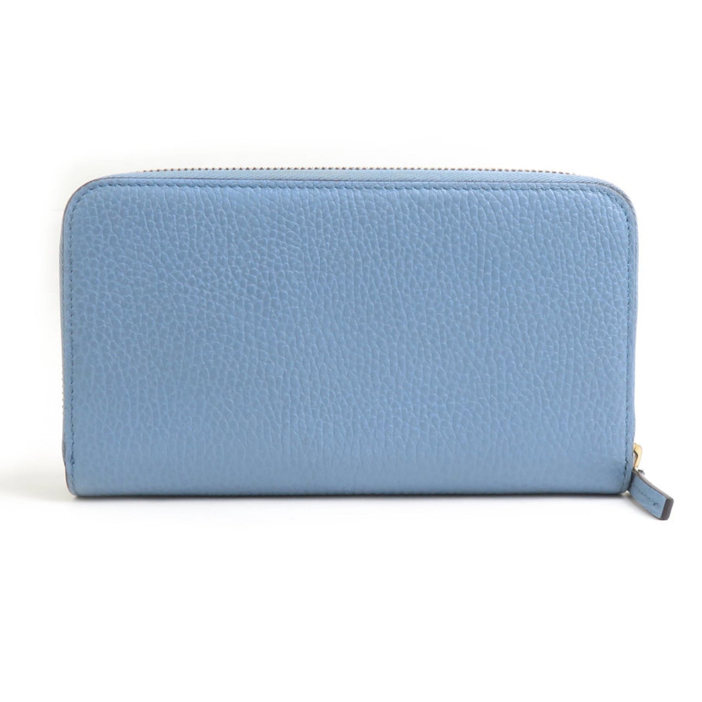 Gucci Light Blue Leather Long Wallet (Bi-Fold) ( )