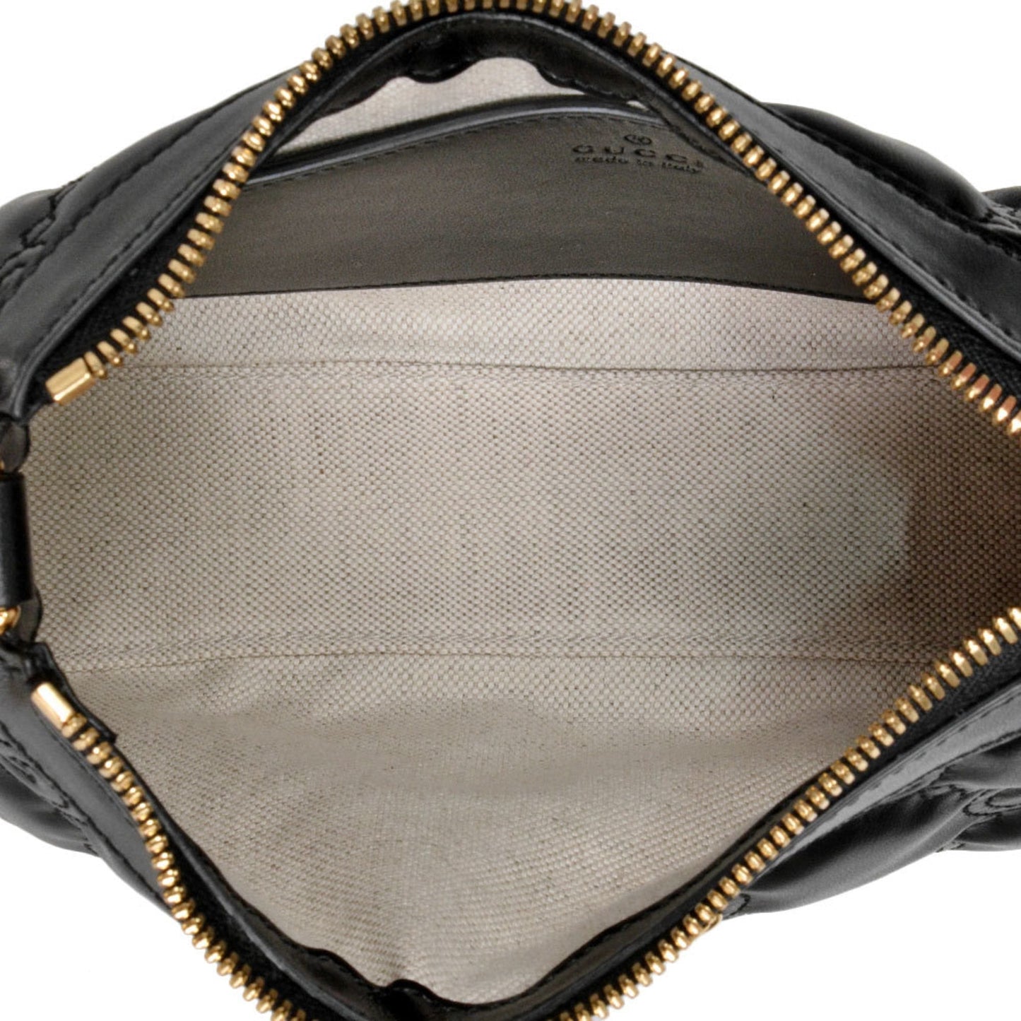 Gucci Black Leather Shoulder Bag ( )