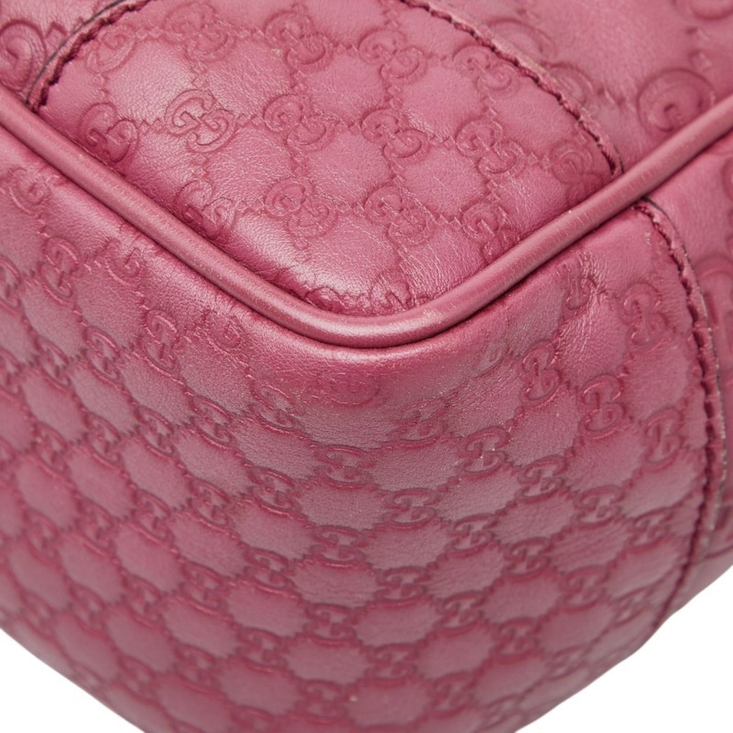 Gucci Purple Leather Handbag Shoulder Bag ( )