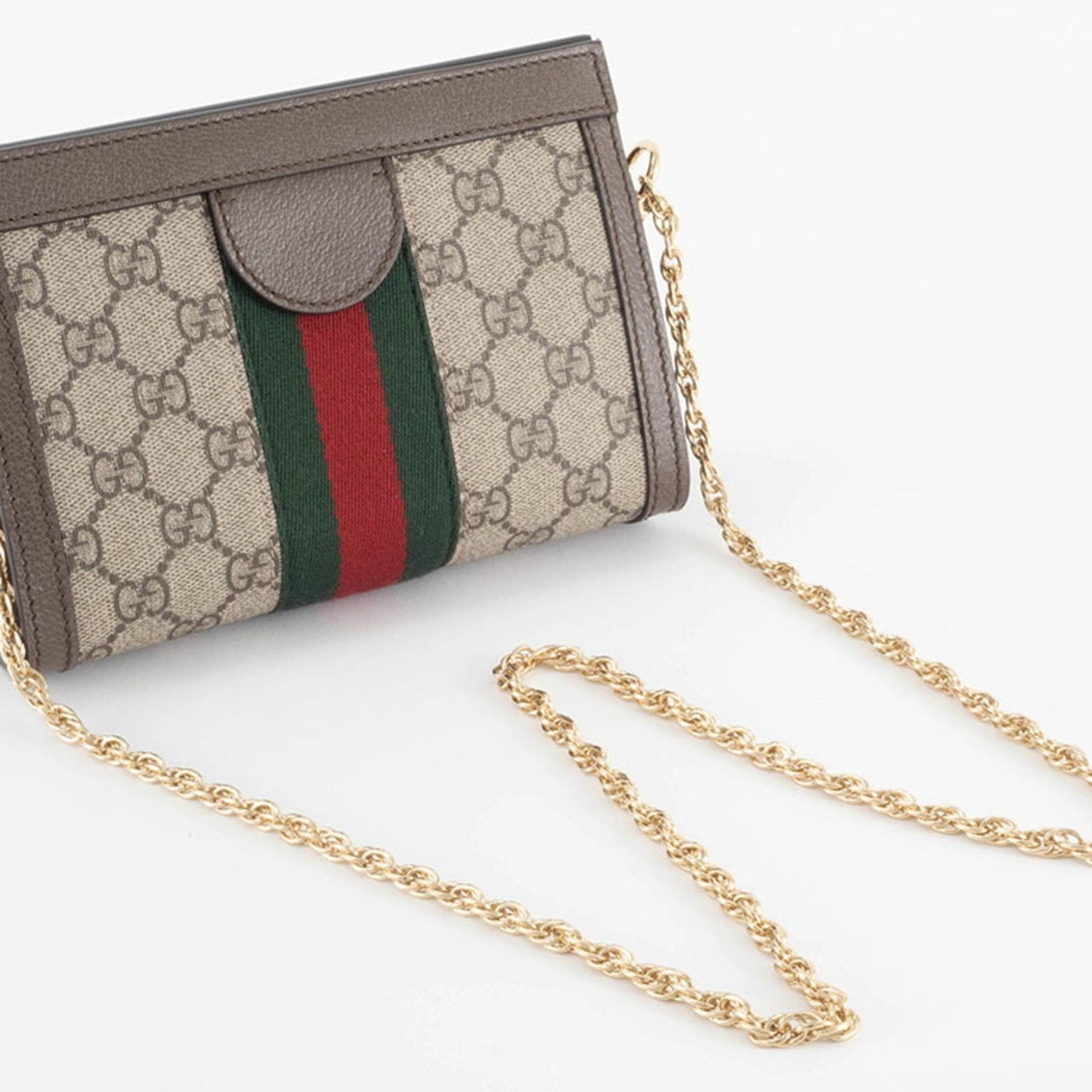 Gucci Ophidia Beige Brown Gg Supreme Shoulder Bag ( )