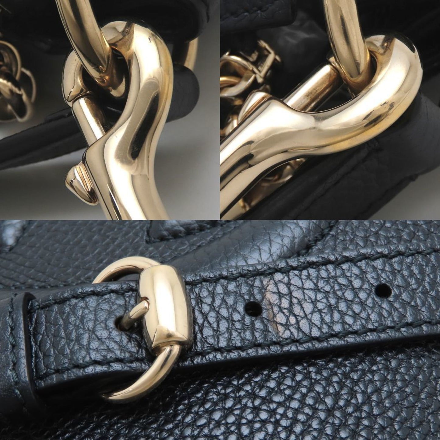 Gucci Soho Black Leather Shoulder Bag ( )