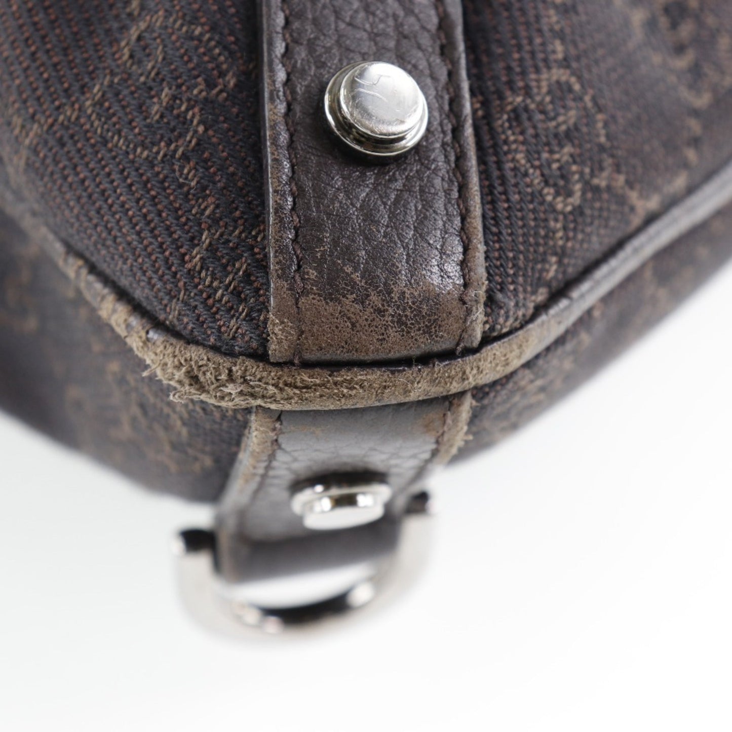 Gucci Abbey Brown Gg Canvas Shoulder Bag ( )