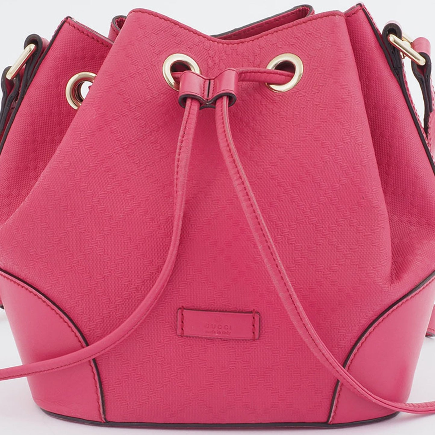 Gucci Pink Leather Shoulder Bag ( )