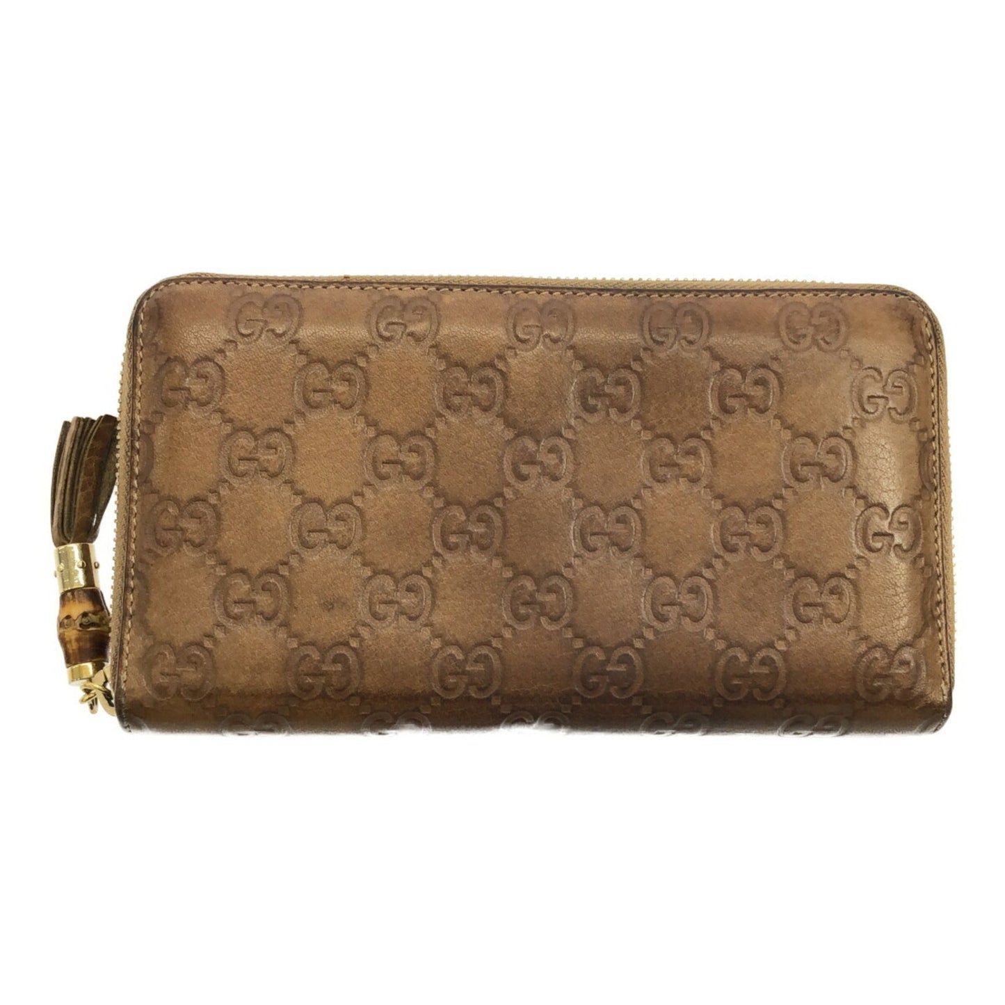 Gucci Bamboo Brown Long Wallet (Bi-Fold) ( )